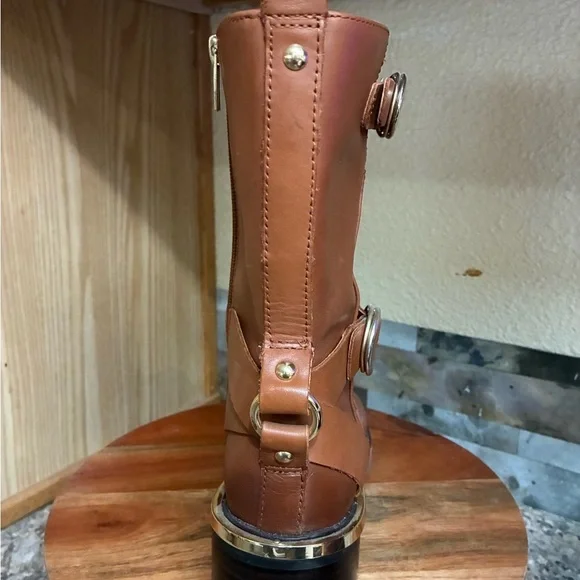Vince Camuto Brown Leather Boots - Picture 3 of 5